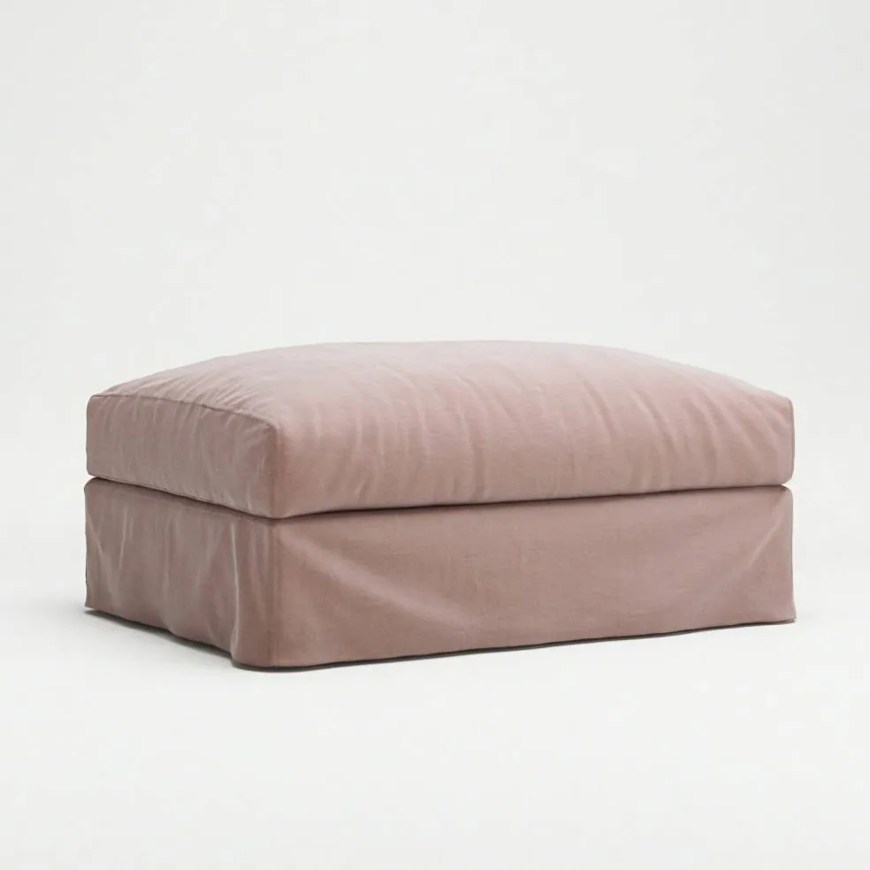 Klädsel Till Le Grand Air Fotpall Linne, Tender Blush