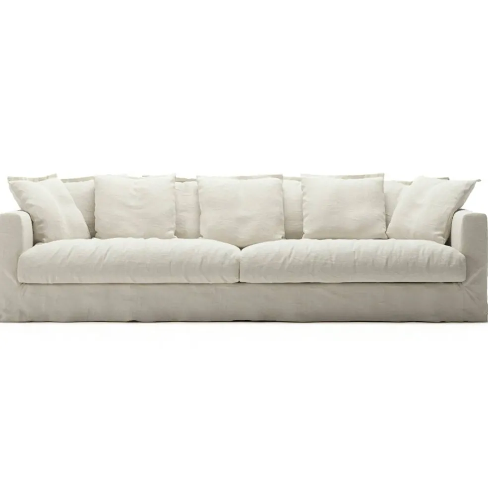 Klädsel Till Le Grand Air 4-sitssoffa Linne, Creamy White