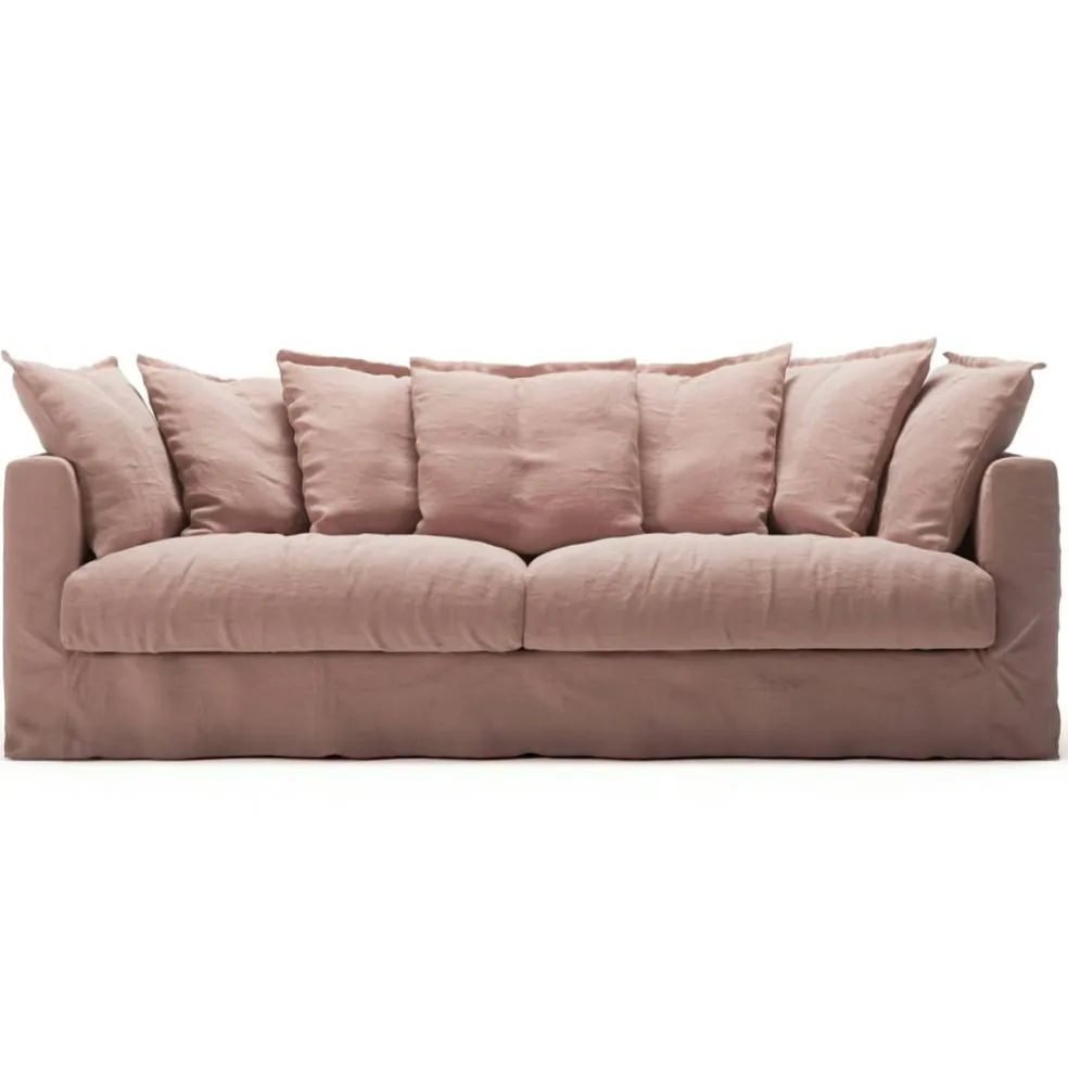 Klädsel Till Le Grand Air 3-sitssoffa Linne, Tender Blush
