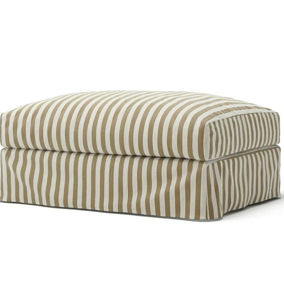 Klädsel Till Le Grand Air Fotpall Linne, Gentle Ribbon