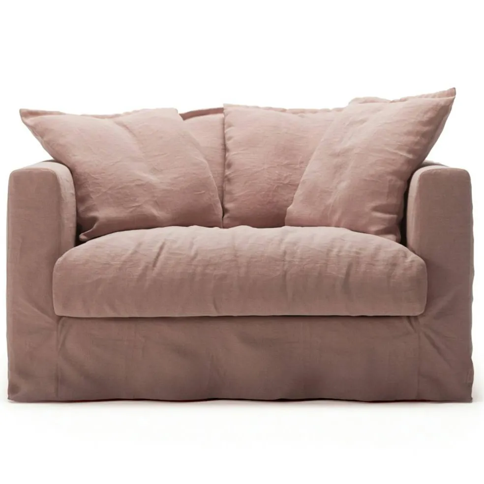 Klädsel Till Le Grand Air Love Seat Linne, Tender Blush
