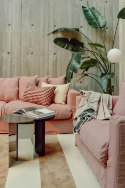 Klädsel Till Le Grand Air Love Seat Linne, Tender Blush
