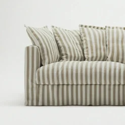 Klädsel Till Le Grand Air 3-sitssoffa Linne, Gentle Ribbon