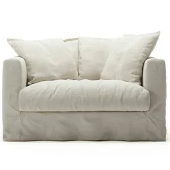 Klädsel Till Le Grand Air Love Seat Linne, Creamy White