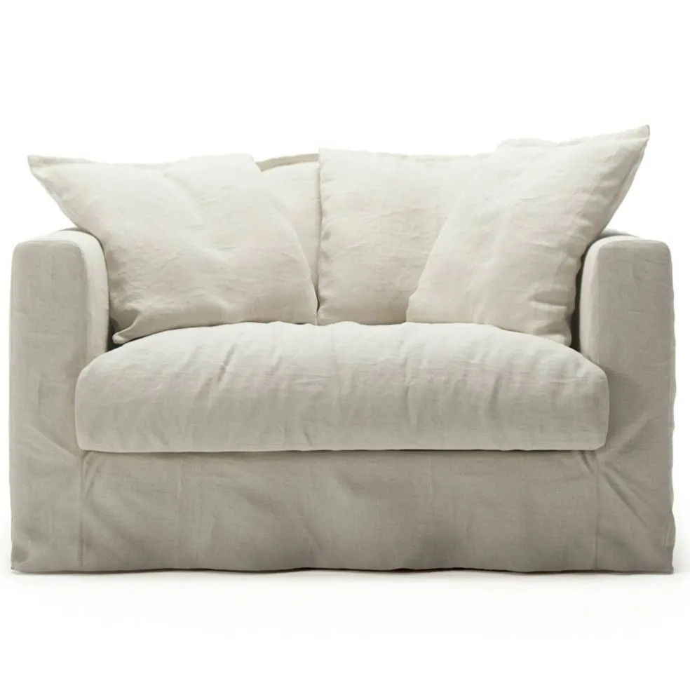 Klädsel Till Le Grand Air Love Seat Linne, Creamy White