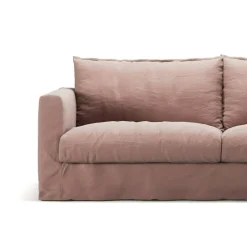 Klädsel Till Le Grand Air Nou 3-sitssoffa Linne, Tender Blush