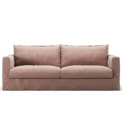 Klädsel Till Le Grand Air Nou 3-sitssoffa Linne, Tender Blush