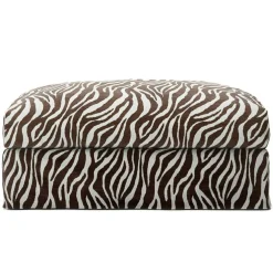 Klädsel Till Le Grand Air Fotpall Chenille, Zebra