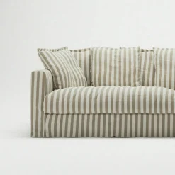 Klädsel Till Le Grand Air 4-sitssoffa Linne, Gentle Ribbon