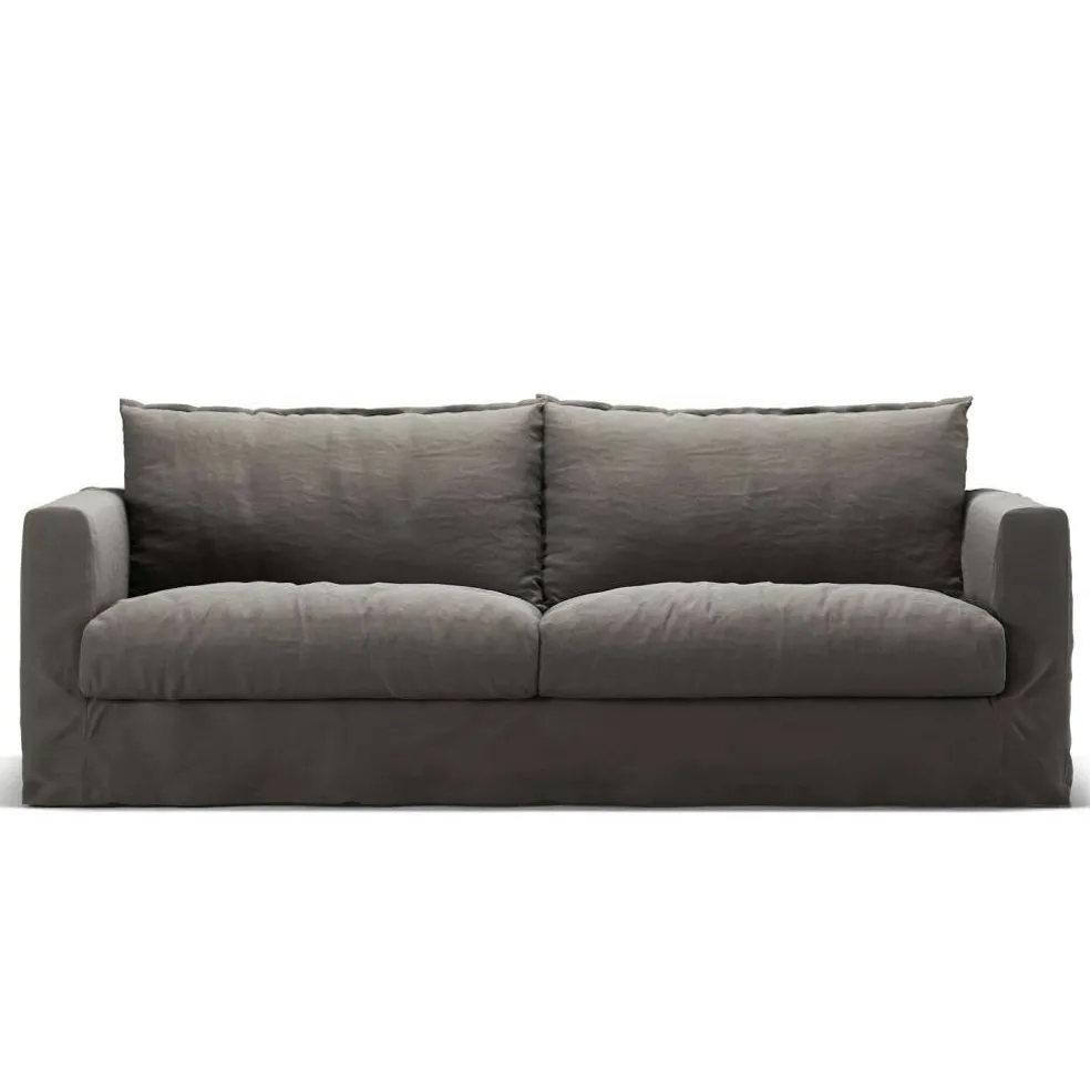 Klädsel Till Le Grand Air Nou 3-sitssoffa Linne, Smokey Granite