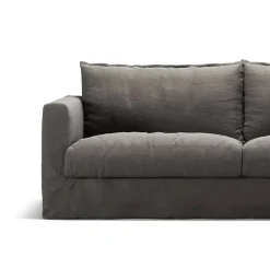 Klädsel Till Le Grand Air Nou 3-sitssoffa Linne, Smokey Granite