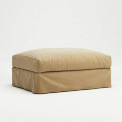 Klädsel Till Le Grand Air Fotpall Linne, Desert Sand