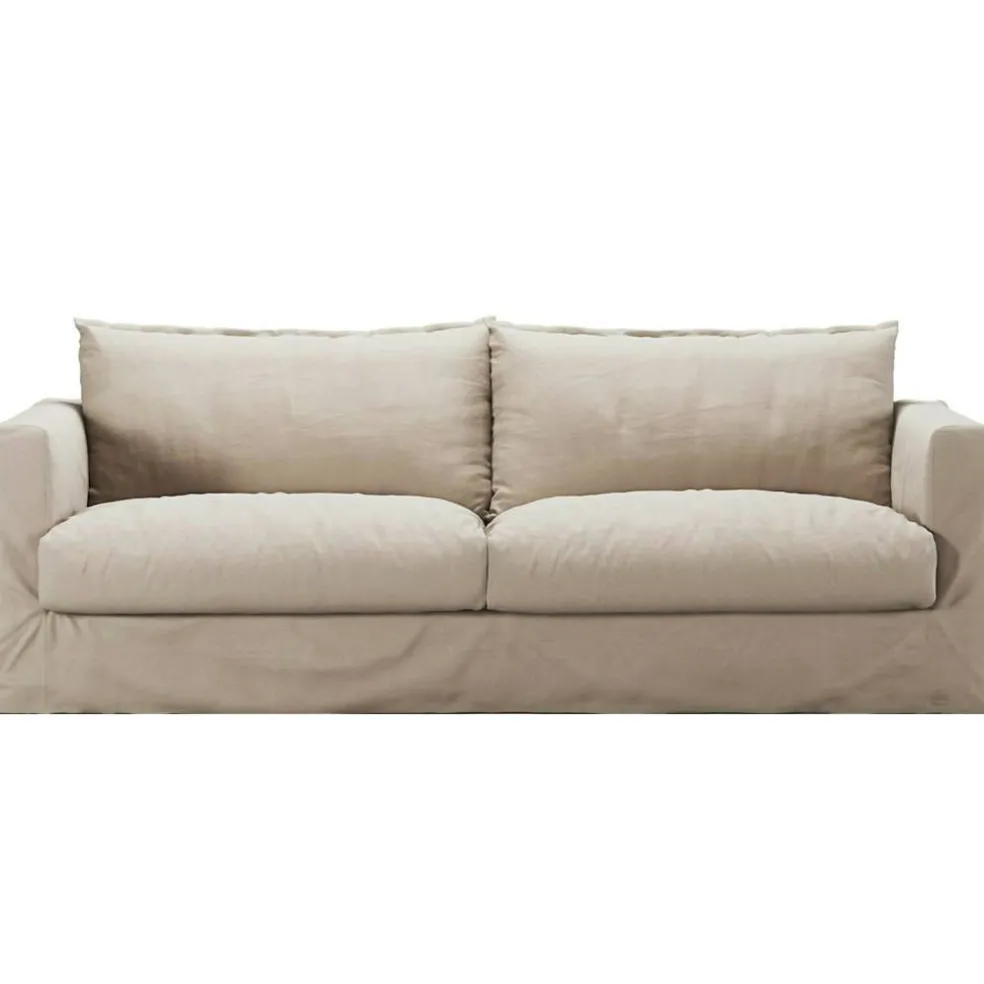 Klädsel Till Le Grand Air Nou 3-sitssoffa Bomull, Beige