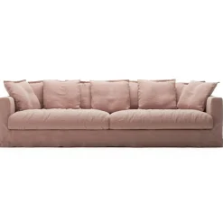 Klädsel Till Le Grand Air 4-sitssoffa Linne, Tender Blush