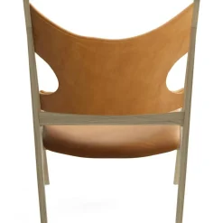 Knitting Loungestol, Ek / Läder Konjak