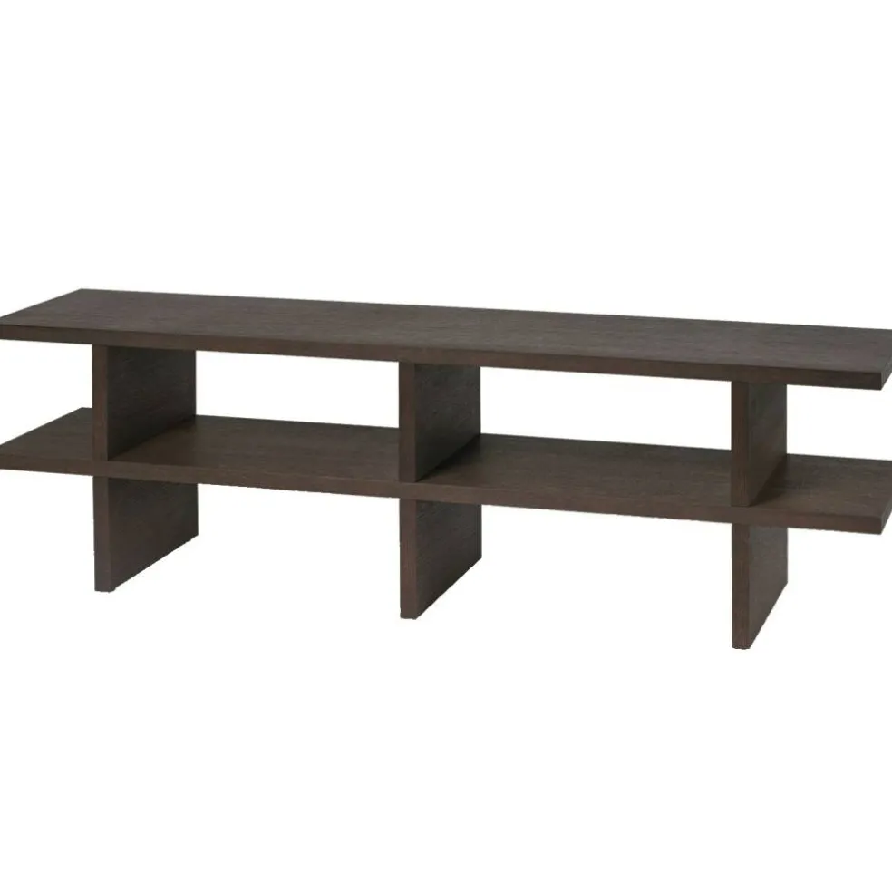 Kona Bänk 34x138 cm, Dark Stained