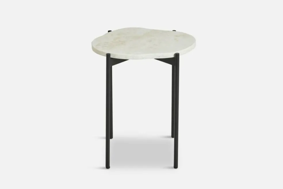 LA TERRA Soffbord Travertin Ivory L: 95 cm