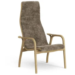 Lamino Fåtölj, Oljad Ek / Fårskinn Sahara