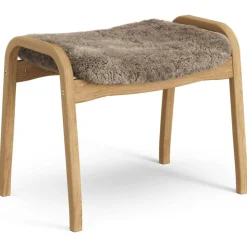 Lamino Pall Fårskinn/Oljad Ek, Sahara