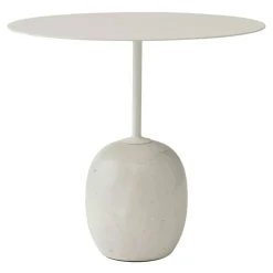 Lato LN9 Bord Oval, Ivory White / Crema Diva Marble