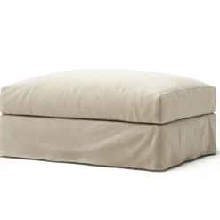 Le Grand Air Fotpall Bomull, Beige
