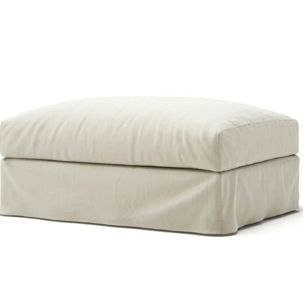 Le Grand Air Fotpall Linne, Creamy White