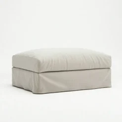 Le Grand Air Fotpall Linne, Creamy White