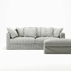 Le Grand Air Fotpall Linne, Ash Stripe