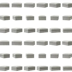 Le Grand Air Fotpall Linne, Ash Stripe