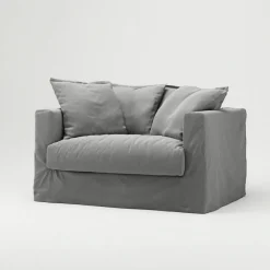 Le Grand Air Love Seat Bomull, Ljusgrå