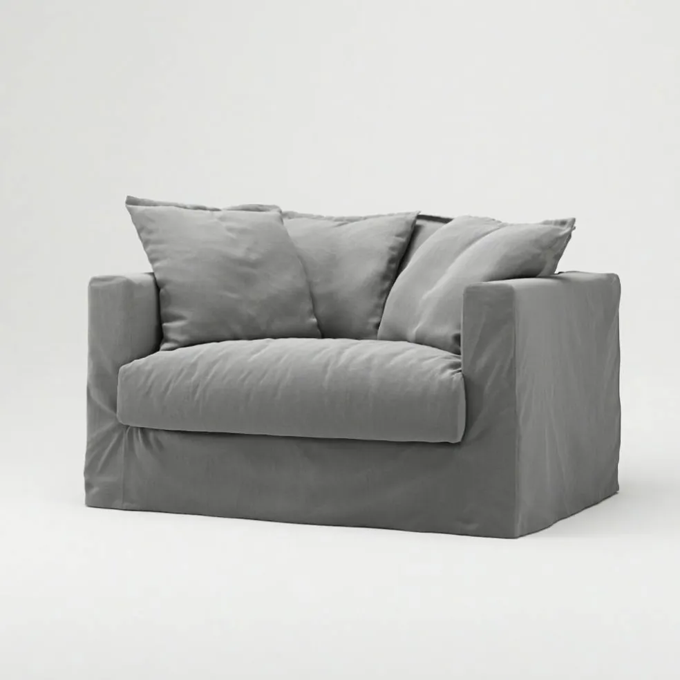 Le Grand Air Love Seat Bomull, Ljusgrå