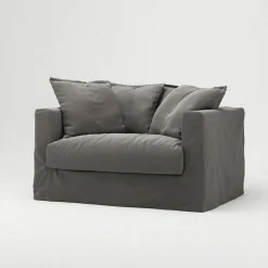 Le Grand Air Love Seat Bomull, Grå