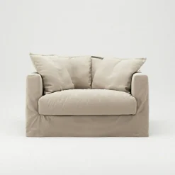 Le Grand Air Love Seat Bomull, Beige