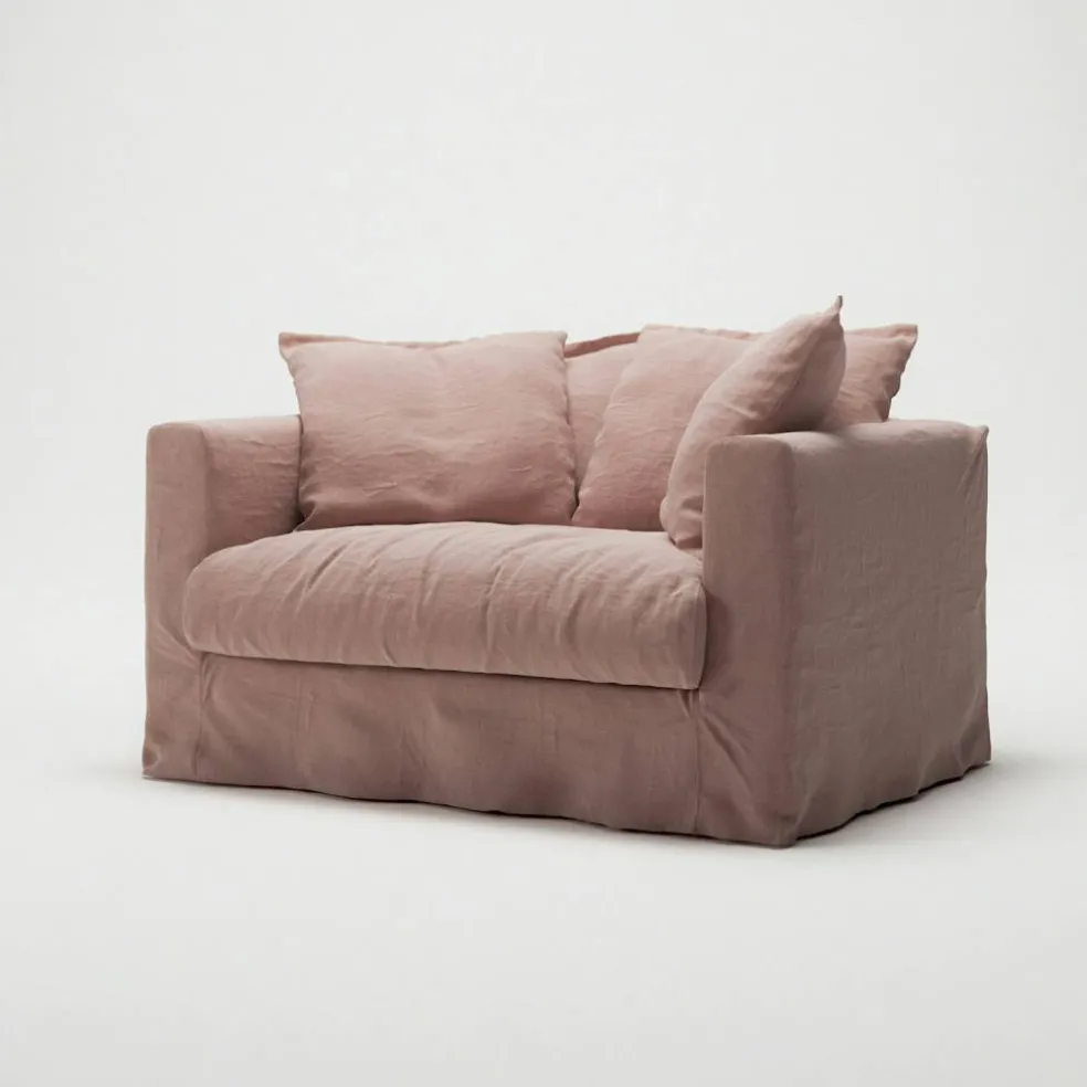 Le Grand Air Love Seat Linne, Tender Blush