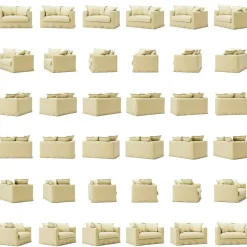 Le Grand Air Love Seat Linne, Morning Glow