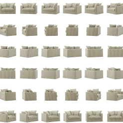Le Grand Air Love Seat Linne, Gentle Ribbon