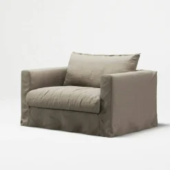 Le Grand Air Nou Love Seat Linne, Savage Linen
