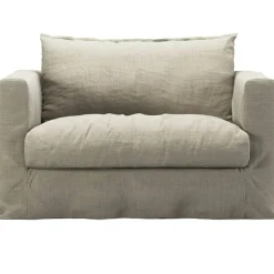 Le Grand Air Nou Love Seat Linne, Natural Blonde