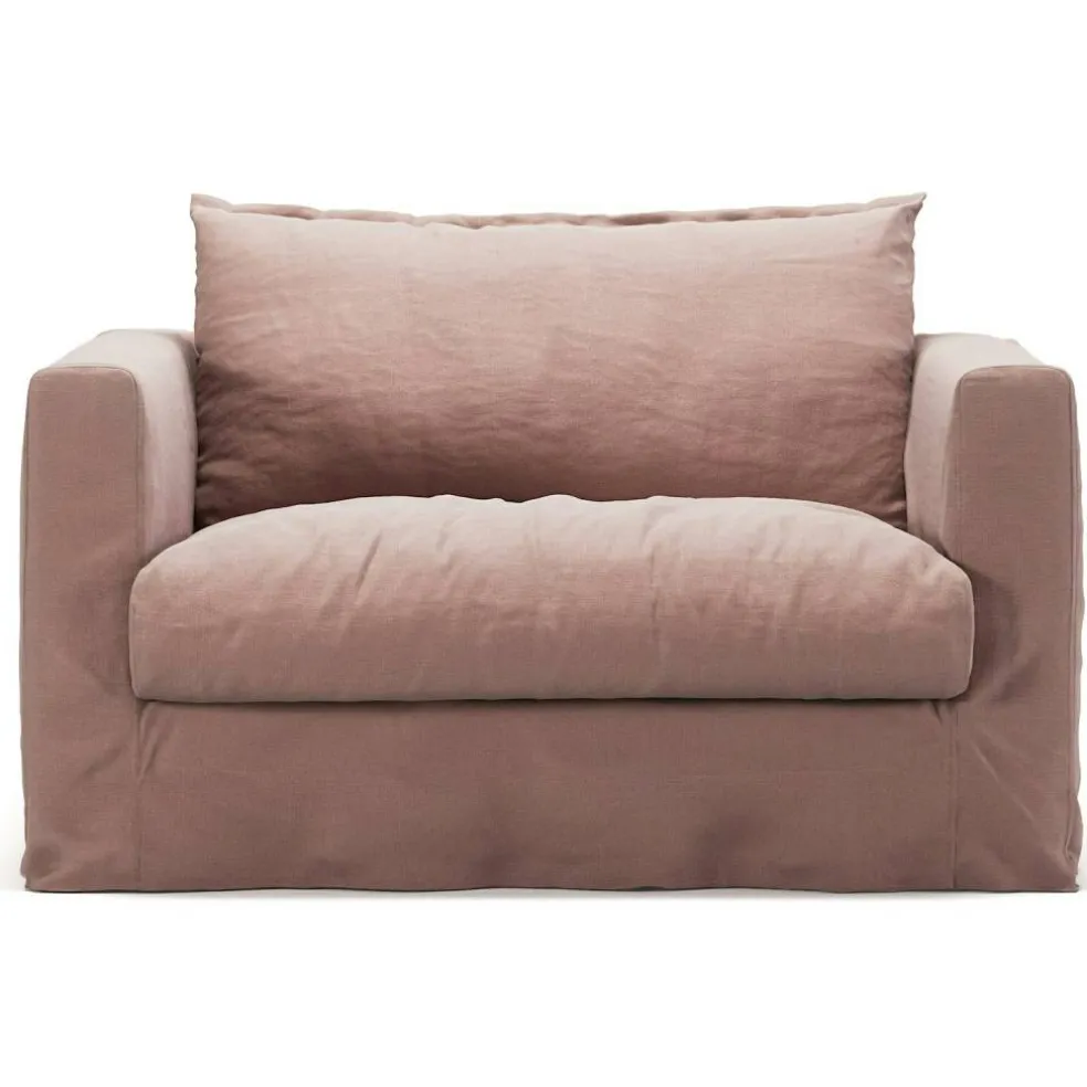 Le Grand Air Nou Love Seat Linne, Tender Blush