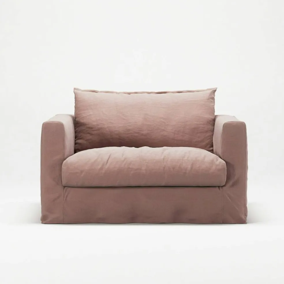 Le Grand Air Nou Love Seat Linne, Tender Blush