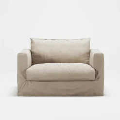 Le Grand Air Nou Love Seat Bomull, Beige