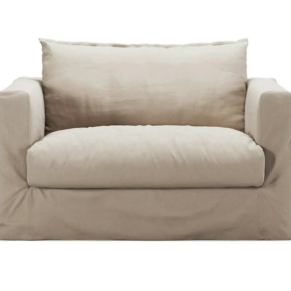 Le Grand Air Nou Love Seat Bomull, Beige