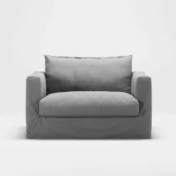 Le Grand Air Nou Love Seat Bomull, Ljusgrå