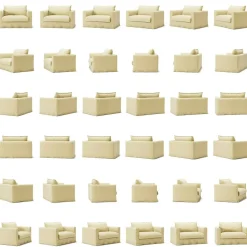 Le Grand Air Nou Love Seat Linne, Morning Glow