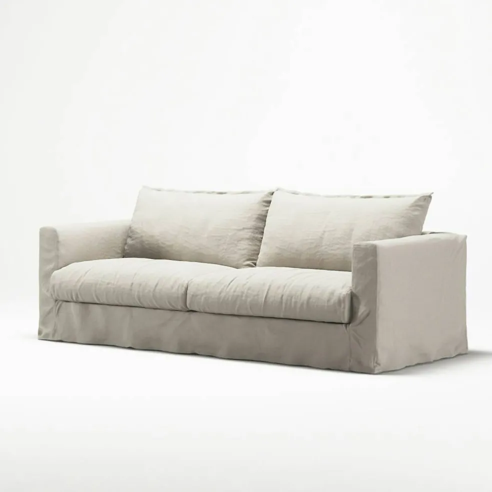 Le grand Air Nou 3-Sitssoffa Linne, Creamy White