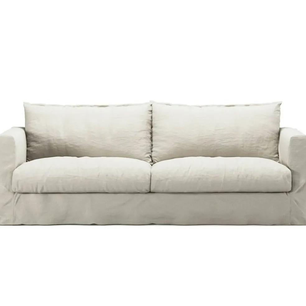 Le grand Air Nou 3-Sitssoffa Linne, Creamy White