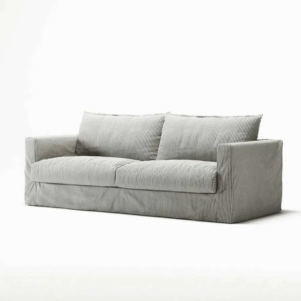 Le grand Air Nou 3-Sitssoffa Linne, Ash Stripe