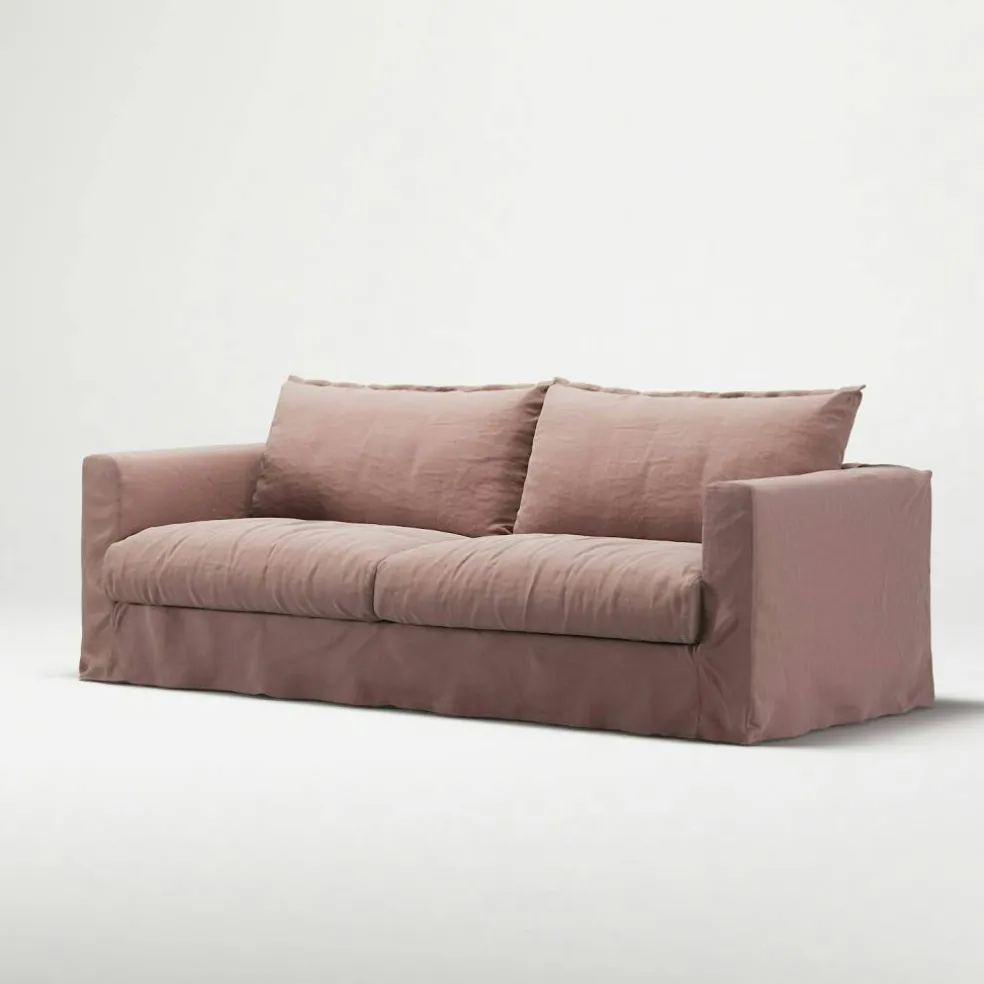 Le grand Air Nou 3-Sitssoffa Linne, Tender Blush