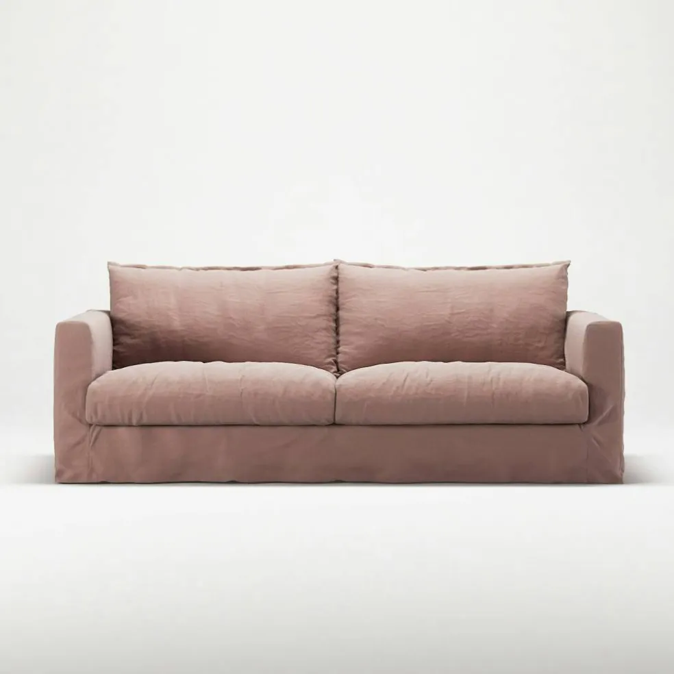 Le grand Air Nou 3-Sitssoffa Linne, Tender Blush