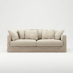 Le Grand Air 3-Sitssoffa Bomull, Beige